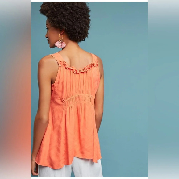 Anthropologie Maeve Bretta Gathered Tank Top
Brand: Maeve
Size:small : Coral - Picture 3 of 8